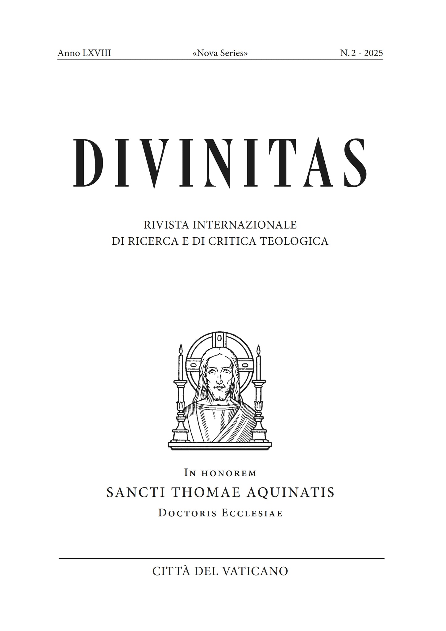 Divinitas 2025-2 in honorem Sancti Thomae Aquinatis Doctoris Ecclesiae